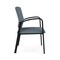 Lesro Newport Wide Guest Chair Metal Frame, Black, RF Serene Upholstery NP1201 - alternate 3